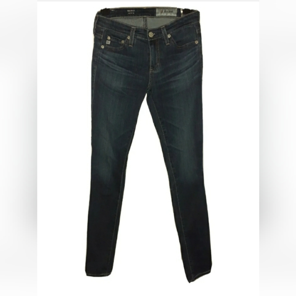AG 24R THE STILT Adrieno Goldschmied Skinny Stretch Denim Blue Jean EUC Women's